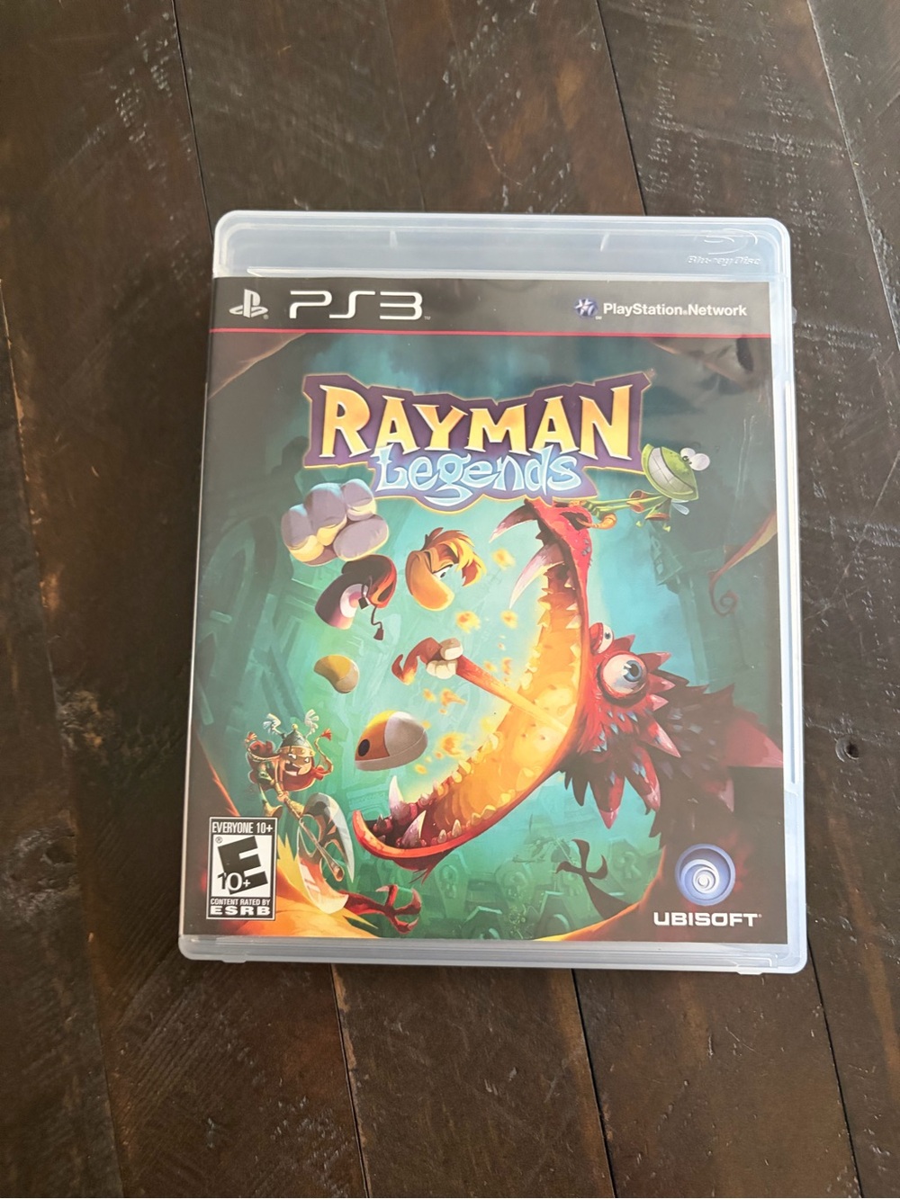Sony PS3 Rayman Legends — Teal & Red Artwork